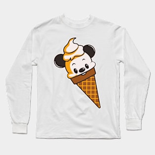 Ice Cream Mouse Long Sleeve T-Shirt